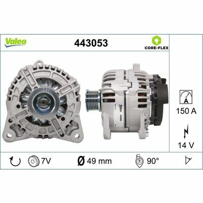 Alternador Valeo VALEO CORE-FLEX