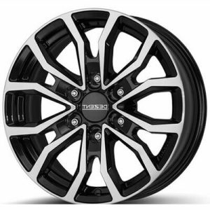 Llanta de aluminio Dezent KC 7.5x19 ET30 6x139.7 100.1 (Negro, Pulido) · Isuzu D-Max