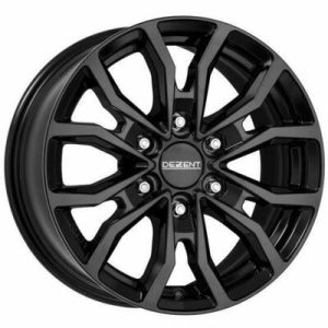 Llanta de aluminio Dezent KC 7.5x18 ET55 6x139.7 93.1 (Negro) · Ford Ranger