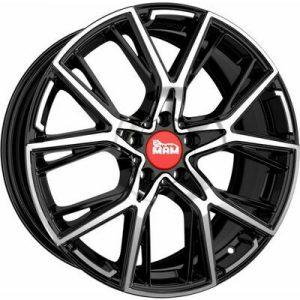 MAM B4 Llanta de aluminio MAM B4 8.5x19 ET45 5x112 72.6 (Negro, Pulido) · Audi TT