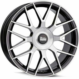 MAM GT1 Llanta de aluminio MAM GT1 8.5x19 ET30 5x100 66.6 (Negro, Pulido) · BMW Serie 8