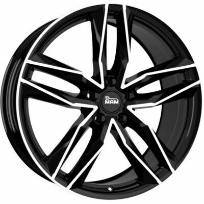 MAM RS3 Llanta de aluminio MAM RS3 8.5x19 ET30 5x112 66.6 (Negro, Pulido) · Ssangyong Korando