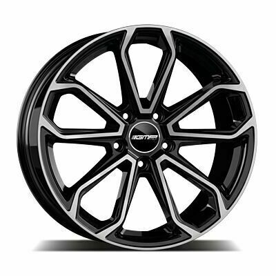 Llanta de aluminio GMP Italia Furiosa 8.5x21 ET25 5x130 66.5 (Diamante, Negro) · Porsche Macan