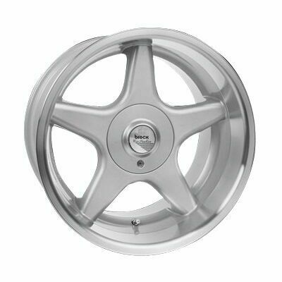 Llanta de aluminio Brock B1 9x16 ET15 4x100 63.4 (Gris, Plata) · Volkswagen Corrado