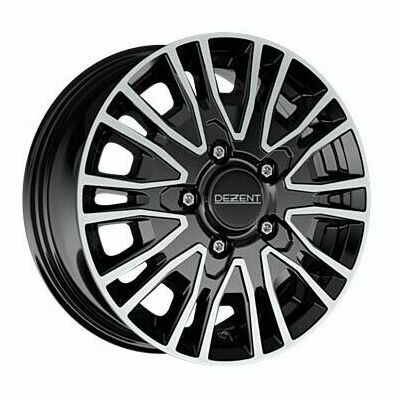 Dezent KE Llanta de aluminio Dezent KE 6.5x16 ET55 5x130 78.1 (Negro, Pulido) · Citroën Jumper