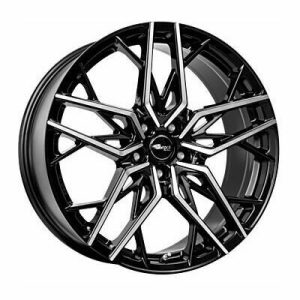 Llanta de aluminio Brock B44 8.5x19 ET30 5x114 72.6 (Gris, Negro) · Mitsubishi Lancer Evo