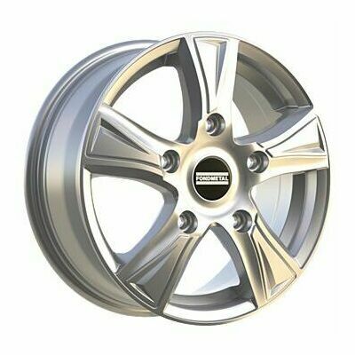 Fondmetal PRO1 Llanta de aluminio Fondmetal PRO1 7x17 ET45 5x108 65.1 (Brillante, Gris, Plata) · Citroën Jumpy