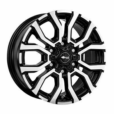 Llanta de aluminio RC-Design RC35 6.5x16 ET55 6x139.7 93.1 (Brillante, Negro, Pulido) · Ford Ranger