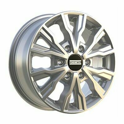 Llanta de aluminio Fondmetal PRO2 6.5x16 ET54 6x130 84.1 (Brillante, Gris, Plata) · Mercedes Sprinter
