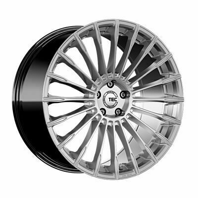 Llanta de aluminio TEC Speedwheels GT5 8.5x20 ET35 5x114.3 72.5 (Brillante, Gris, Plata) · Fisker Ocean