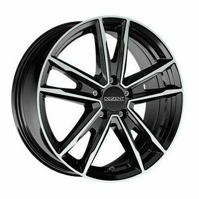 Dezent KF Dark Llanta de aluminio Dezent KF Dark 7.5x18 ET44 5x108 65.1 (Negro, Pulido) · Jeep Compass