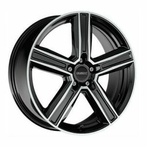 Llanta de aluminio Dezent KG Dark 8.5x19 ET38 5x114 64.1 (Negro, Pulido) · Tesla Model 3