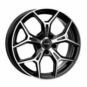 Llanta de aluminio MAK Epica 7x17 ET42 4x108 65.1 (Negro) · Citroën C3