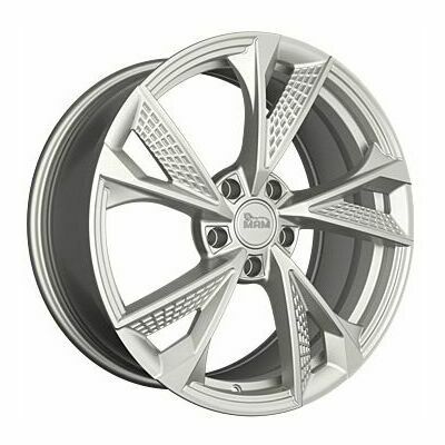 MAM RS6 Llanta de aluminio MAM RS6 7.5x17 ET45 5x112 66.6 (Gris, Plata) · Seat Leon