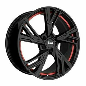 MAM RS5 Llanta de aluminio MAM RS5 7.5x17 ET30 5x114.3 72.6 (Negro, Rojo) · Renault Captur
