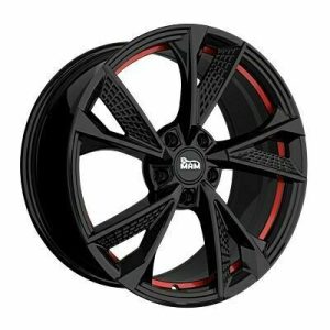 MAM RS6 Llanta de aluminio MAM RS6 7.5x17 ET30 5x112 66.6 (Negro, Rojo) · Audi A4