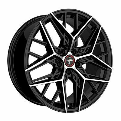 Keskin KT25 Llanta de aluminio Keskin KT25 8.5x19 ET35 5x114.3 72.6 (Negro, Pulido) · Toyota C-HR