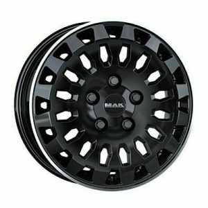 Llanta de aluminio MAK Overland 6.5x16 ET57 5x120 64.1 (Brillante, Negro) · BYD ETP3