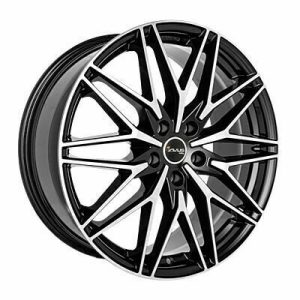 Llanta de aluminio Avus AC-MB6 8x19 ET39.5 5x120 64.1 (Negro, Pulido) · BYD Seal