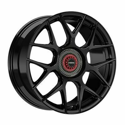 Llanta de aluminio Ronal RF1 REV-CRR 9x20 ET35 5x114.3 82.05 (Mate, Negro) · Maserati Quattroporte