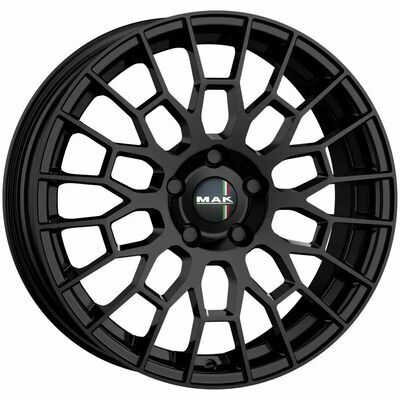 Llanta de aluminio MAK APX 7x18 ET35 4x98 58.1 (Brillante, Negro) · Fiat 500