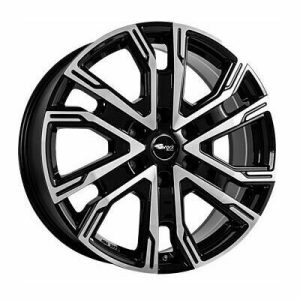 Llanta de aluminio Brock Mmda08 8.5x20 ET40 6x139.7 67.1 (Gris, Negro) · Mitsubishi Pajero