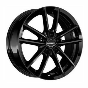 Borbet W Llanta de aluminio Borbet W 8x18 ET40 5x112 66.5 (Brillante, Negro) · MG MG4