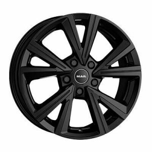 Llanta de aluminio MAK Qvarz 6.5x17 ET32 5x114.3 76 (Brillante, Negro) · Dacia Duster