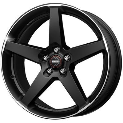 Llanta de aluminio Momo Five 8.5x20 ET25 5x112 79.6 (Mate, Negro, Pulido) · Audi RS6
