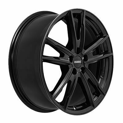 Llanta de aluminio Dezent KF Black 6.5x16 ET43 5x112 57.1 (Negro) · Audi A3
