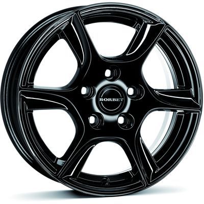 Borbet TL Llanta Borbet TL 5.5x15 ET38 5x100 57.1 (Brillante, Negro) · Seat Ibiza