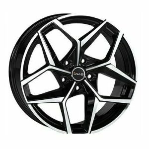 Llanta de aluminio Avus AC-523 8x18 ET32.5 5x110 65.1 (Negro, Pulido) · Alfa Romeo Giulia