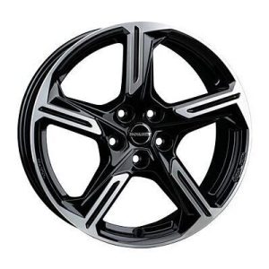 Llanta de aluminio Borbet XE1 7.5x18 ET40 5x114.3 60.1 (Brillante, Negro, Pulido) · Toyota C-HR