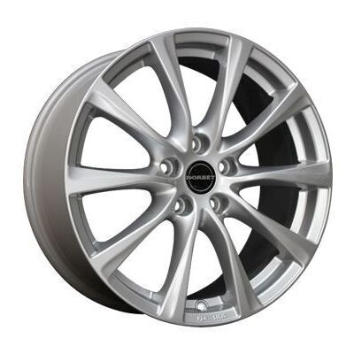 Borbet RE Llanta de aluminio Borbet RE 8x18 ET48 5x112 66.6 (Gris, Plata) · BMW Serie 1