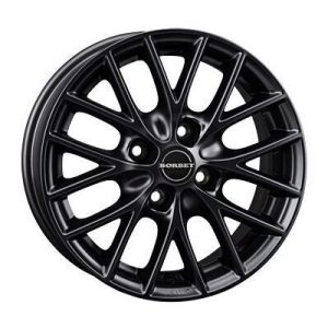 Llanta de aluminio Borbet BS4 6.5x15 ET33 4x100 64.1 (Mate, Negro) · Renault Clio