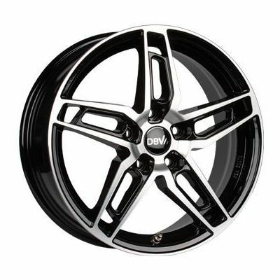 Llanta de aluminio DBV 5DS 005 7x17 ET40 5x114.3 71.6 (Negro) · Renault Austral