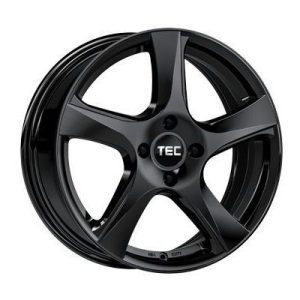 Llanta de aluminio TEC Speedwheels AS5 6.5x16 ET38 4x100 64 (Brillante, Negro) · Renault Clio