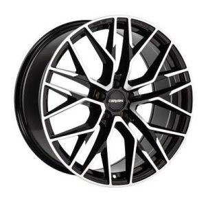 Llanta de aluminio Carmani 20 Ludwig 6.5x16 ET38 5x100 63.4 (Negro, Pulido) · Toyota Yaris
