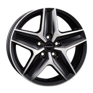 Borbet CWZ Llanta de aluminio Borbet CWZ 7.5x18 ET53 5x130 78.1 (Mate, Negro, Pulido) · Opel Movano