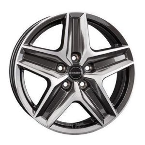 Borbet CWZ Llanta de aluminio Borbet CWZ 7.5x18 ET53 5x130 78.1 (Antracita, Brillante, Pulido) · Opel Movano