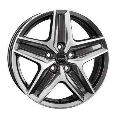 Borbet CWZ Llanta de aluminio Borbet CWZ 7.5x18 ET53 5x130 78.1 (Antracita, Brillante, Pulido) · Opel Movano