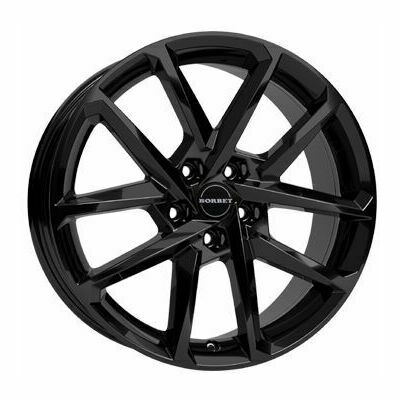 Llanta de aluminio Borbet N 6.5x16 ET47 4x108 72.5 (Brillante, Negro) · Ford Fiesta