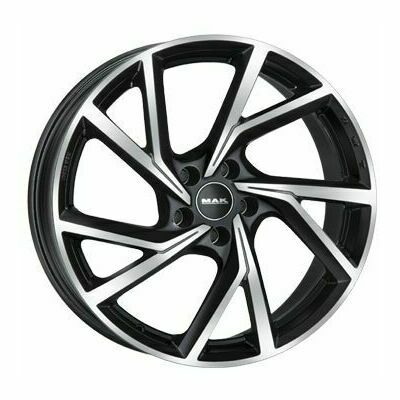 Llanta de aluminio MAK Kassel 7.5x17 ET33 5x110 65.1 (Negro) · Alfa Romeo Giulia