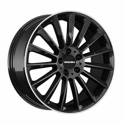 Llanta de aluminio Carmani 17 Fritz 8x19 ET40 5x114.3 72.6 (Negro) · Renault Mégane