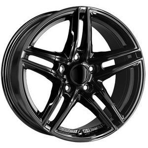 Llanta de aluminio Borbet XR 6.5x16 ET22 5x112 66.6 (Brillante, Negro) · BMW Serie 3