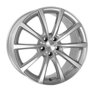 Llanta de aluminio Brock B32 8.5x18 ET38 5x114 64.2 (Gris, Plata) · Tesla Model Y