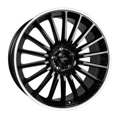 Llanta de aluminio Keskin KT15 7x16 ET38 5x112 66.6 (Negro, Pulido) · Seat Leon