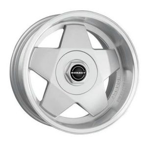 Llanta de aluminio Borbet A 9x16 ET15 4x100 64 (Gris, Plata, Pulido) · Volkswagen Golf II/Jetta II