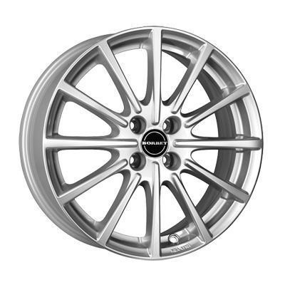 Llanta de aluminio Borbet BL4 7x16 ET45 4x100 64 (Brillante, Gris, Plata) · Kia Stonic