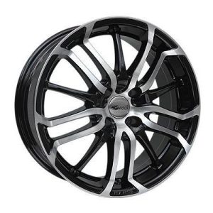 Llanta de aluminio Brock B26 7.5x17 ET30 4x98 58.1 (Gris, Negro) · Alfa Romeo 145/146